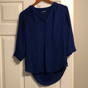 Beautiful Blue EXPRESS Blouse
